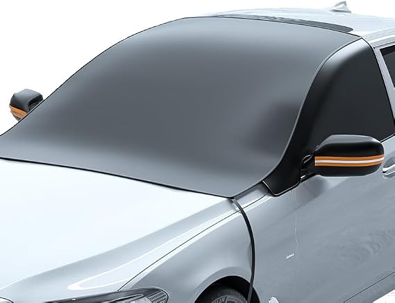 JUZELY Windscreen Half Car Cover for BMW Z3 Z3M Z4 Z4M Z8, Oxford Cloth Snow UV Ice Protection Car Windshield Cover Car Windscreen Snow Cover