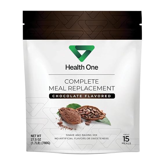 Chocolate Meal Replacement Powder | High Protein with 20G Whey & 5G Fiber | GLP-1 Booster | Best for Lean Shakes for Weight Loss in Women & Men | No Artificial Sweeteners (15 Servings)