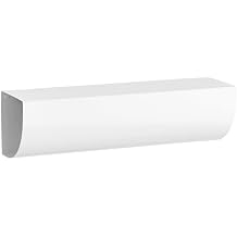Burg-Wachter Vario 820 W Newspaper Holder with Side Cover, Letter Box Supplement, Galvanised Steel, White (Similar to RAL 9016)