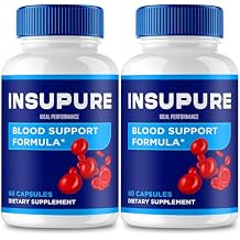 Insupure Capsules, Insupure Support Supplement Pills - Maximum Strength, Insu Pure Health & Wellness Capsules, Insupure All Natural Formula Pills, Insu Pure Health Reviews (2 Pack)