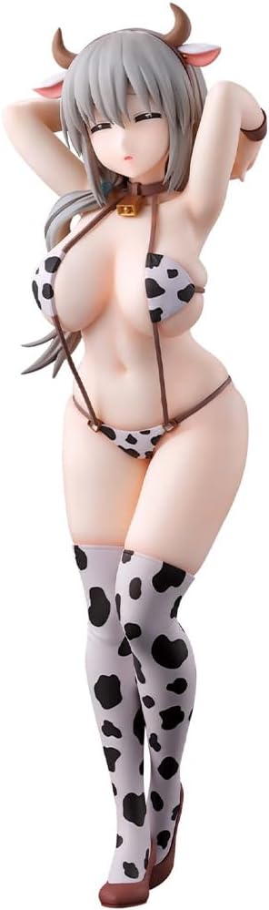 Original Painting Beauty Series Statue, Uzaki Tsuki Figure Milk Print Bikini Standing Model PVC Original Painting Figurine Collection Ornaments 27CM