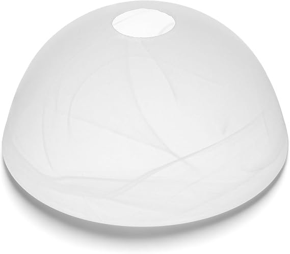 Frosted Glass Light Shade for Ceiling Fan and Pendant Lamps Replacement Glass Shade with Gentle Light Cover for Study and Hotel