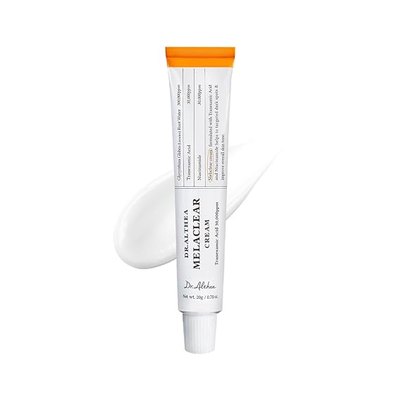 Dr.Althea Melaclear Cream | Tranexamic Acid (TXA) & Niacinamide to Help Refine Uneven Skin Tone | Face Moisturizer for Dark Spot & Hyperpigmentation Care | Korean Vegan Skincare, 0.70 Fl Oz