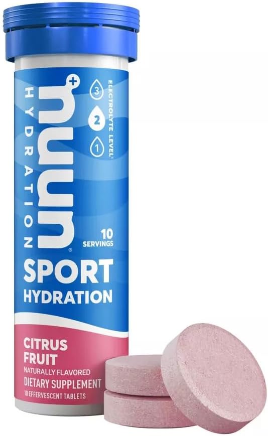 Nuun Active Citrus Fruit Electrolyte Enhanced Drink Tablets (2-Pack of 10)