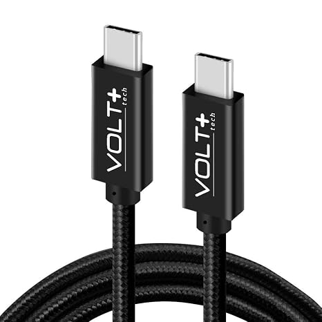 PRO Dual PD USB-C Compatible with Palm PVG100 Data Cable Gen4 USB-C 4.1 Thunderbolt 3/4 at 100W +10Gbps Speeds +HDMI Power Delivery (1.2M/4Ft)