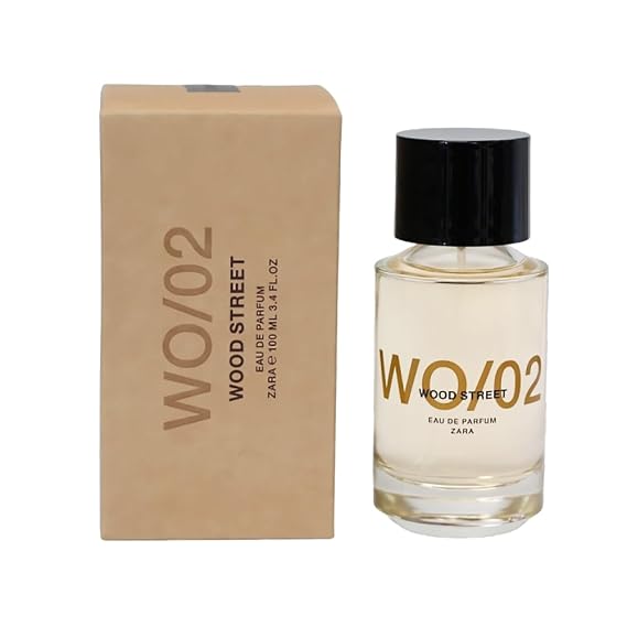 Zara WO.02 Wood Street Perfume for Men Spicy Woody Fragrance with Black Pepper Cedar Leather Vanilla Bold Sophisticated Eau de Parfum 100ml (3.4 fl. oz.)
