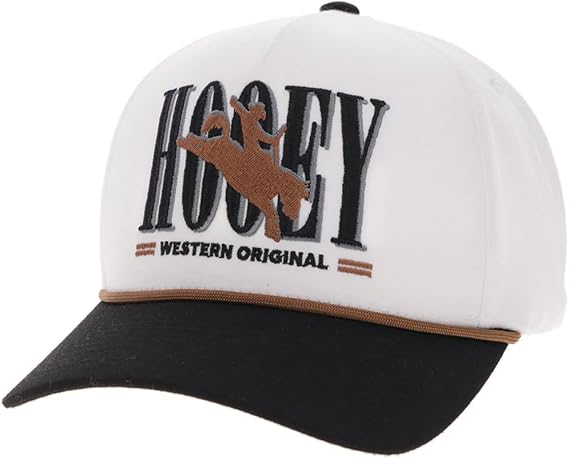 HOOEY Wild Ride Adjustable Snapback Rope Hat