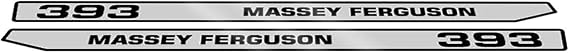 Massey Ferguson 393 Decal (Sticker) Set