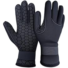 Neoprene Gloves, 3mm Anti-Slip Diving Gloves Waterproof Wetsuit Gloves for Scuba Fishing Kayaking Surfing Swimming