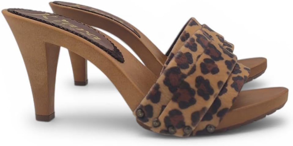 Kiara Shoes Sexy Leopard Clogs - K6306 LEOPARDATO (8 US, Leopard)
