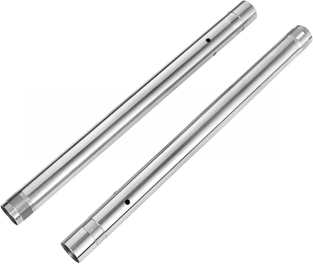41x530mm Front Inner Fork Tubes Pipes Compatible For Kawasaki Z900 2017 2018 2019 2020 2021 2022 2023 44013-0298 44013-0319 Motorcycle Suspension Fork Leg Bar SLIVER