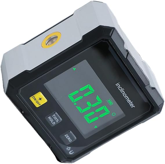 Accuracy Digital Inclinometer with Double Lines and Base for Construction and Design Base Inclinometer Tool