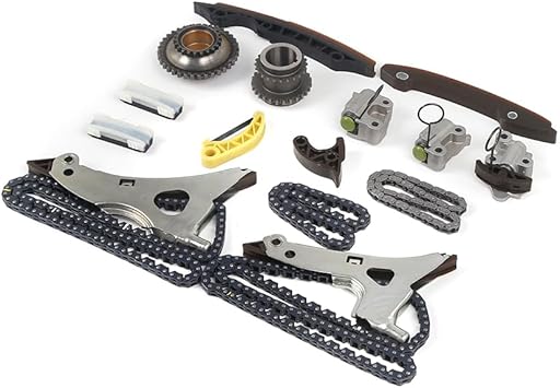 MPLUS Engine Timing Chain Kit Replace 2011-2015 for Mercedes-Benz ML350 W166 GLK300 X204/ 2011-2014 for Mercedes-Benz E350 C207, S212 C350 S204 C300 W204 3.5L V6 DOHC