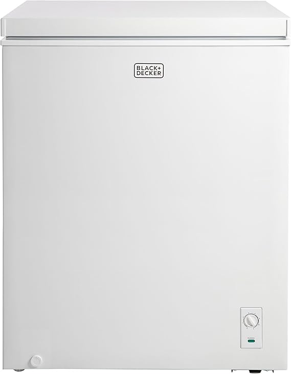 BLACK+DECKER 5 Cu. Ft. Chest Freezer, BCFK516, White