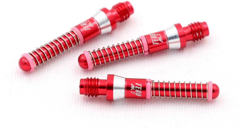 CUESOUL TERO AK7 Aluminum Dart Shafts 25.2mm Built-in Spring Telescopic for Steel Tip Darts and Soft Tip Darts