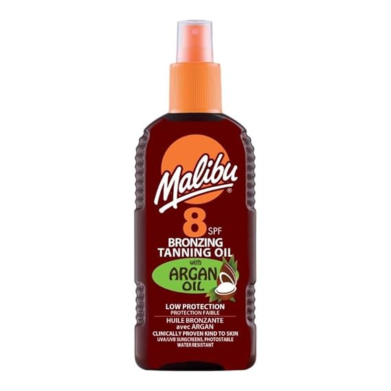 SPF8 Bronzing Oil with Argan