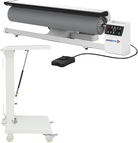 Rotary Iron Steam Roller Ironing Press by Speedypress R02036 with Stand, 91.5cm, for Clothes, Garments, Curtains, Sheets, Tablecloths
