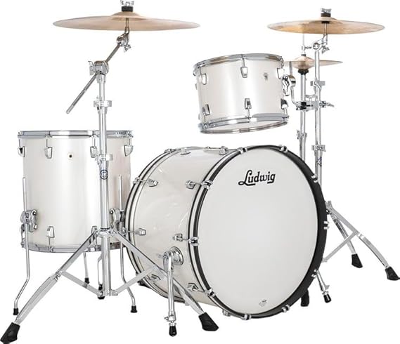 Ludwig NeuSonic Fab 3-piece Shell Pack - Silver Silk