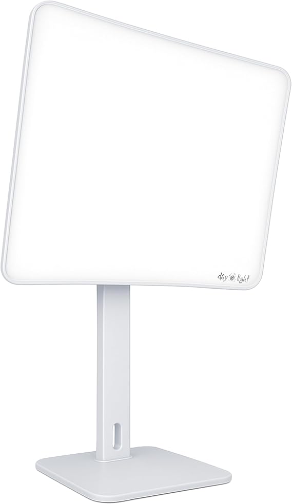 Carex Daylight Elite Bright Therapy Lamp - 12" 12,000 Lux Light Therapy Lamps, Daylight Lamps, Low Energy Level Therapy Light, White