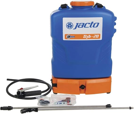Jacto DJB-20 Battery-Powered Backpack Doser and Sprayer Precision Dosing, Efficient Spraying, Long Battery Life - 5 Gallon
