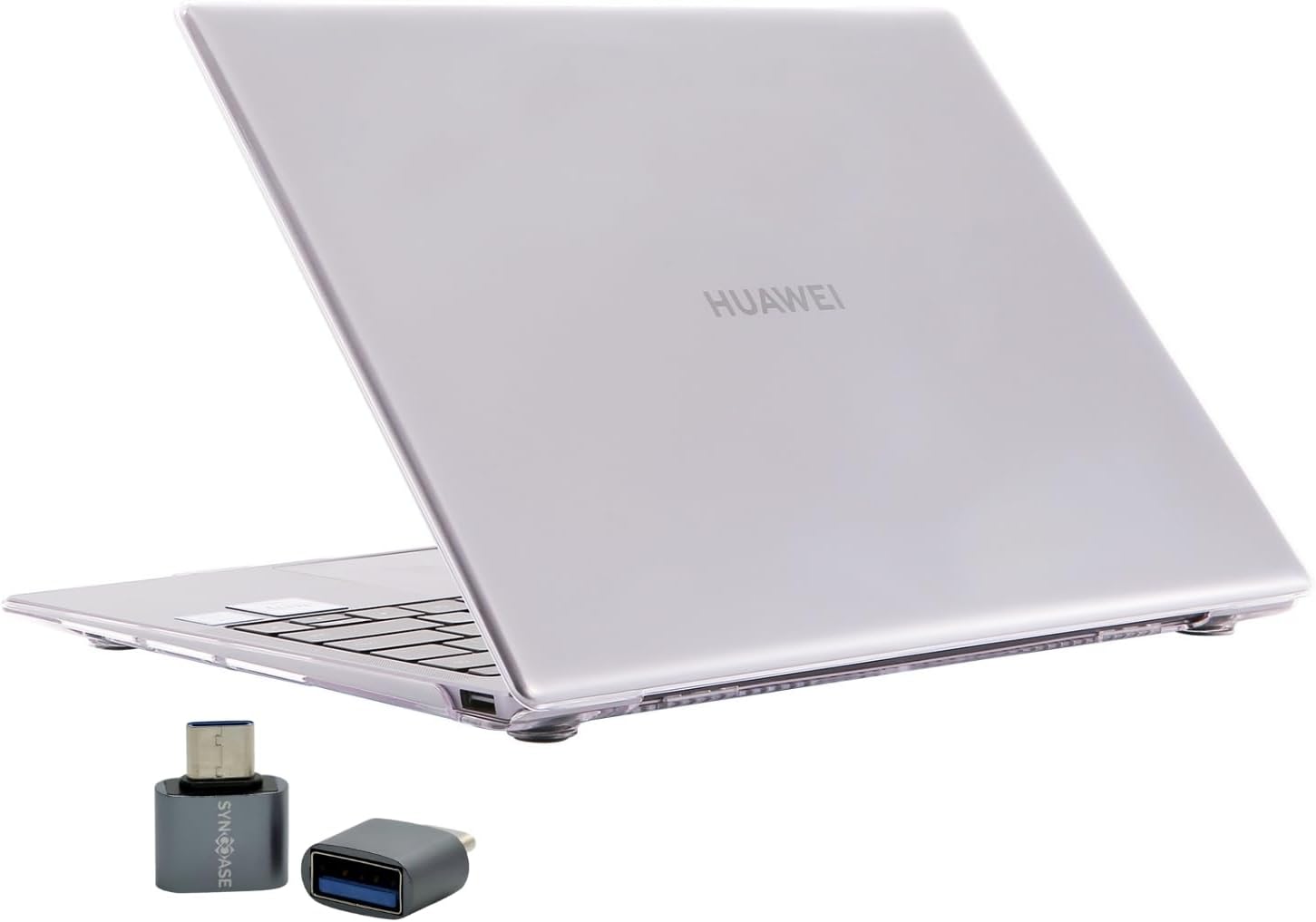 Huawei MateBook 13 Kılıf Uyumlu Kristal Parlak Sert Hard Case Parmak İzi Bırakmaz İnce Hafif Kapak 2019-2020 Şeffaf