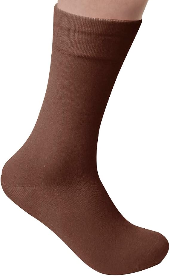 Rambutan Men's Seamless Rayon from Bamboo Dress Socks, US 8-13 | breathable & soft, smooth toe seam, office & formal wear, weddings, parties & festive looks