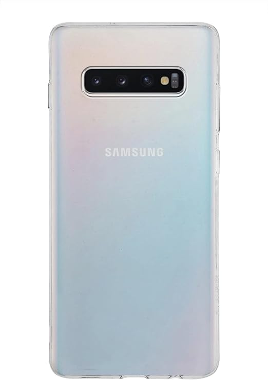 KZY CONTACT Cover 1mm Transparent Silicone Case compatible with Samsung Galaxy S10 Plus Compatible