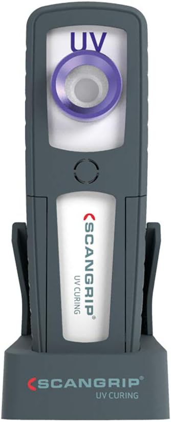 SCANGRIP UV-Light, Rechargeable LED UV Curing Light for Small and Medium Areas