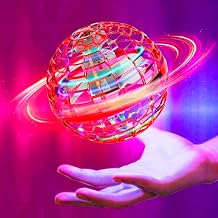 Boomerang Ball Toy Upgraded 2024 Hoverball Fly Orbi Pro Flying Spinner Boomerang Balls for Girl Boy Gifts Age 6 7 8 9 10 Red