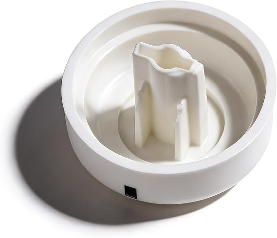 1Pc Control Knobs,White,Heat-Resistant,Wear-Resistant