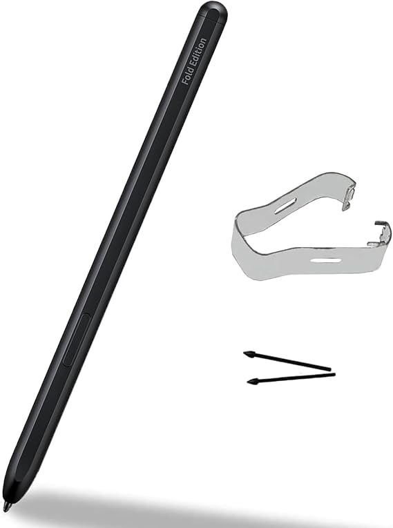 Z Fold 3 S Pen for Galaxy Z Fold 3 S Pen Fold Edition Fold4 Pen for Samsung Galaxy Z Fold 4 SPen with 2 Tips Replacement(Phantom Black) EF- FF92PCBEGUS