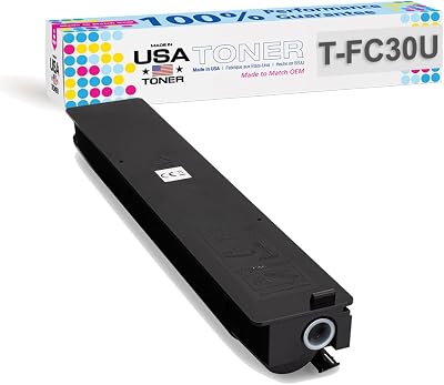 MADE IN USA TONER for Toshiba T-FC30U TFC30U, e-Studio 2050c, 2051c, 2550c, 2551c Black