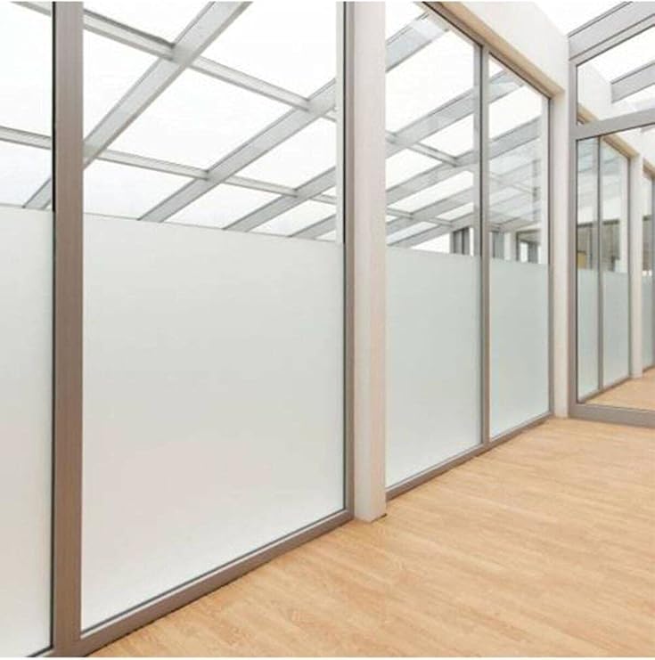 StickerArt Glass Sandblasting Office Shower Cabin Balcony Glass Coating Foil 100 CM 100 cm x 1 Meter