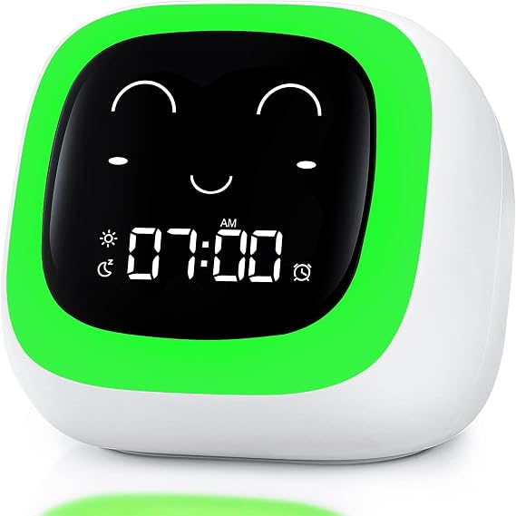 OK to Wake Alarm Clock for Kids, Toddler Sleep Training Clock with Sound Machine, Kids' Night Light, Digital Alarm Clock for Boys' and Girls' Bedrooms
