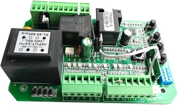 Control Board for Sliding Gate Opener PCB Circuit Board Controller Card Plate for PY600 SL600 Sliding Gate Opener Control Board for Electric Automatic Gate Openers(Only Board)