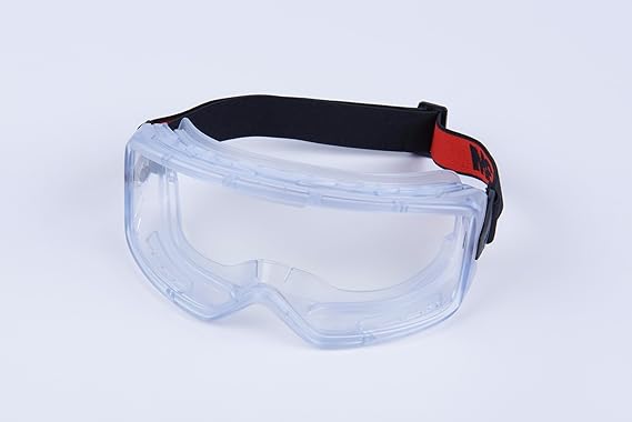 Securefit 3M GoggleGear Protective Goggle 3000 Series, GG3101-SGAF EU | PVC Shroud, Clear Scotchgard AF Lens, Premium Cloth Strap