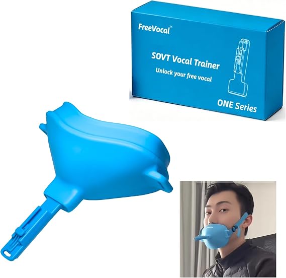 SOVT KIt Trainer, Breathing Exercise Device for Lungs, Pro Singers & Vocal Coaches Used, Articulation Practice, Ergonomic Portable Vocal Warm-Up Tool
