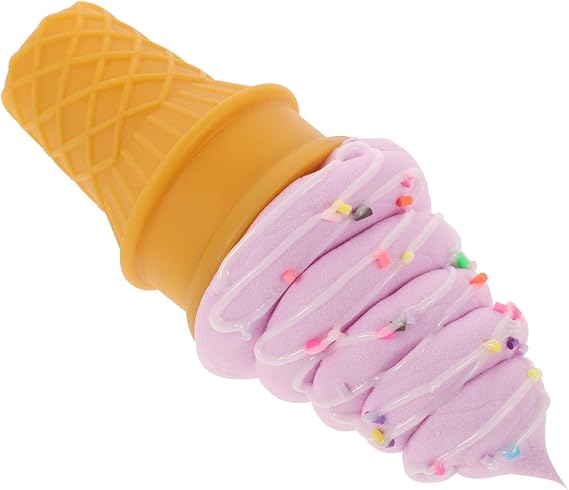 Simulated Ice Cream Cone Imitation Ice Cone for Decoration Fake Icecream Prop for Food Photography for Bakery Shop Window Display
