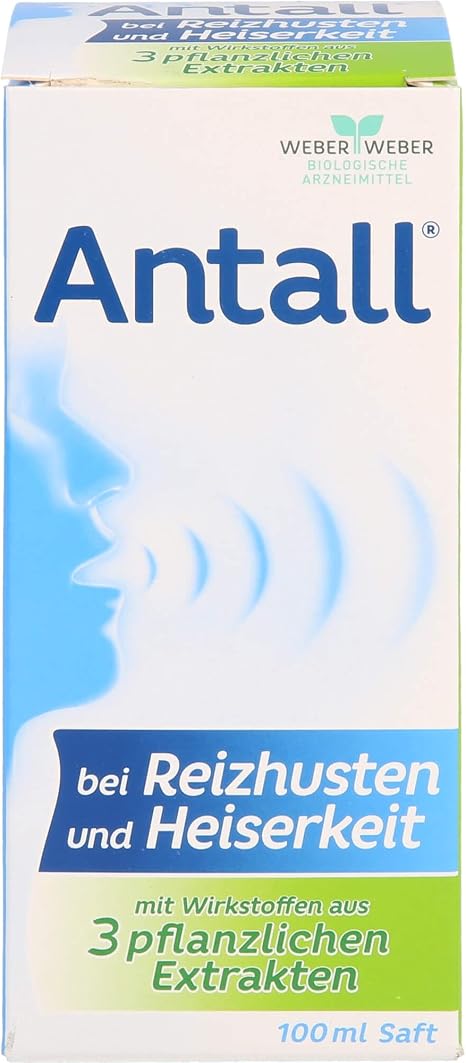 Antall solution for irritable cough and hoarseness 100 ml solution