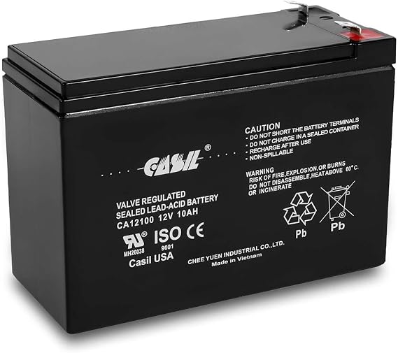 Casil 12v 10ah Replacement Battery Compatible with Ritar RT12100