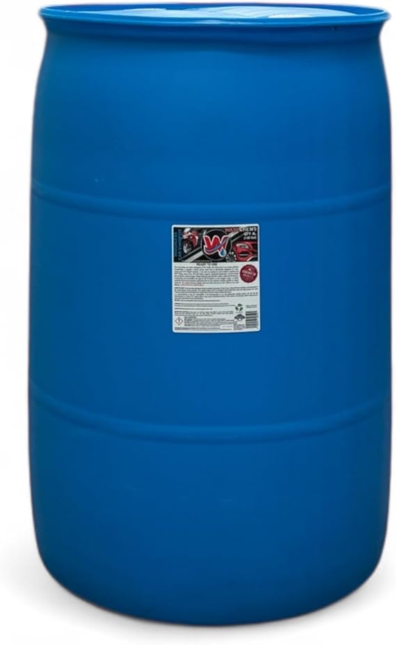 Touchless One Step Car Wash Shampoo by Wash Chems (55 Gallon Drum, 208.1 L) Commercial Grade Auto Cleaner Automated Car Wash Equipment Compatible - Great for Cars, Trucks, Motorcycles, Other