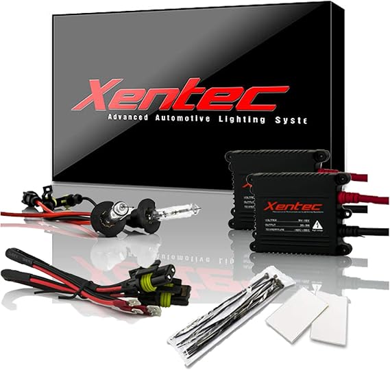 Xentec H3 8000K HID xenon bulb x 1 pair bundle with 2 x 35W Digital Slim Ballast (Light Blue)