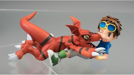 Megahouse Digimon Tamers Matsuda Takato & Guilmon GEM PVC Figure