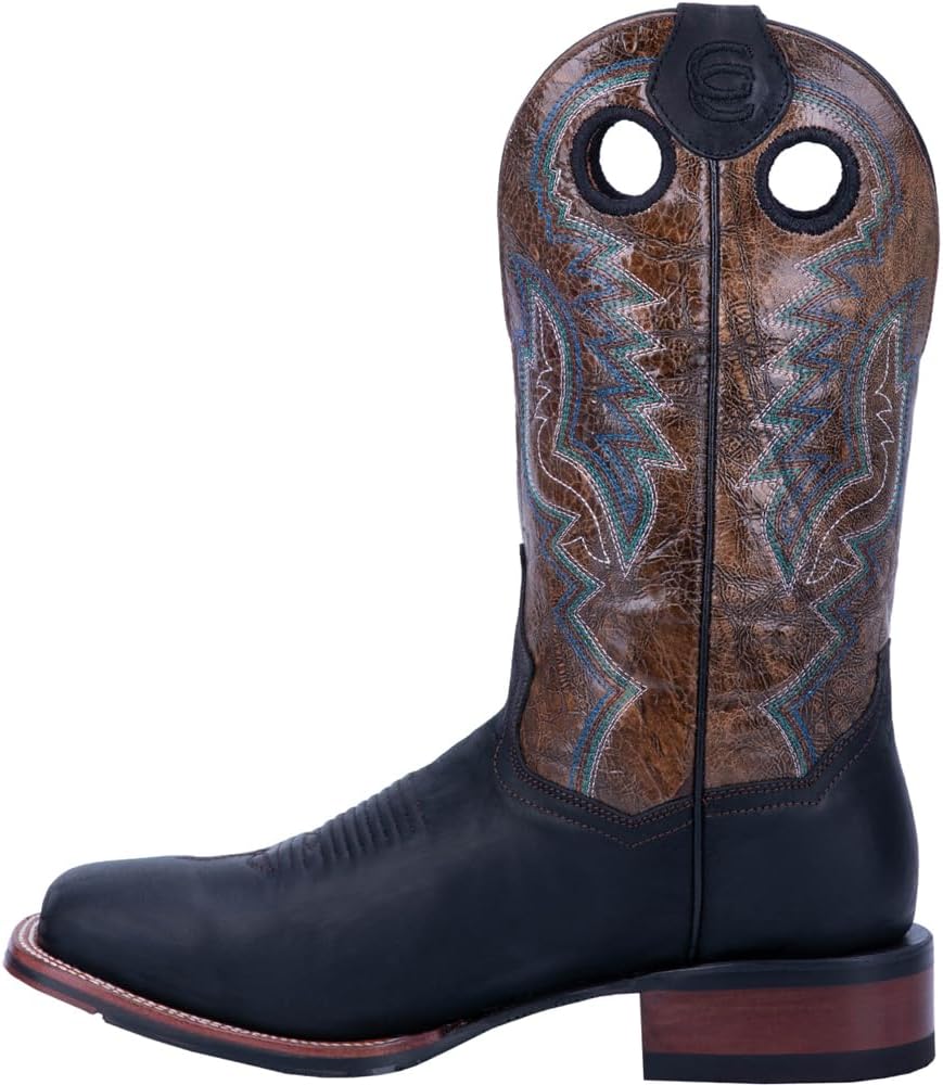 Dan Post Mens Deuce Square Toe Casual Boots Mid Calf - Black, Brown