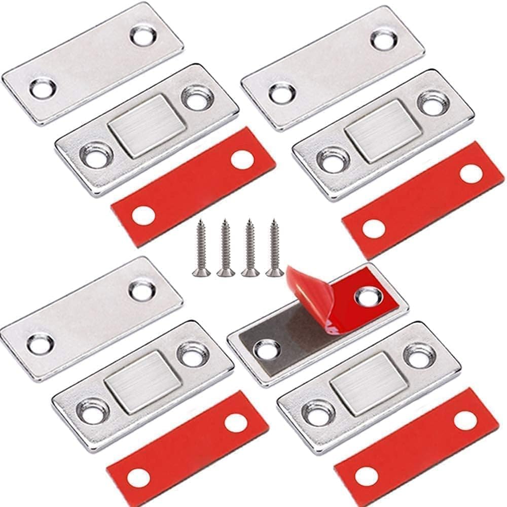 Orret Home 4 Magnet Lock, Self Adhesive Door Magnets, Furniture, Sliding Door, Cabinet Door, Drawer Lock, Holder, Magnet