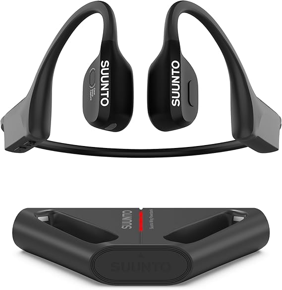 SUUNTO WING - Open ear, bone conduction headphones. Made for sports, waterproof, safety lights, bluetooth