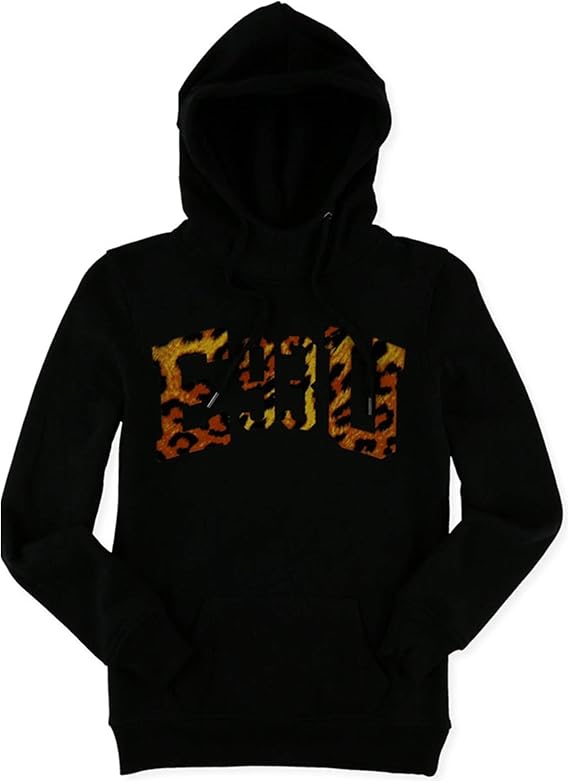 Ecko Unltd. Womens Leopard Pullover Hoodie Sweatshirt