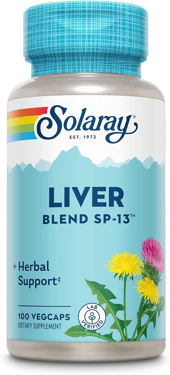 SOLARAY Liver Blend SP-13, 100 VegCaps