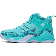 Men's Basketball Shoes Womens mid-top Trainer air Cushion Sports Trainer Breathable Lightweight Boys & Girls Walking Shoes Students Sport Size 3.5-10.5K