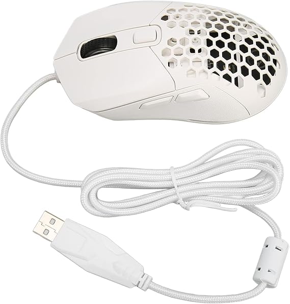 Wired Gaming Mouse, 7200 DPI White